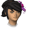 A headshot avatar of the player Raven Eye